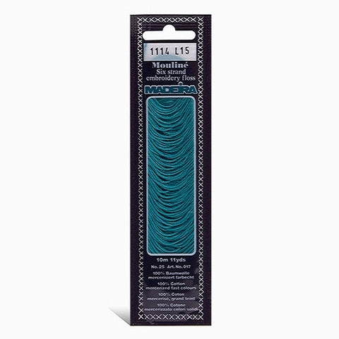 Madeira Cotton Floss Green Thread 11yd/10m