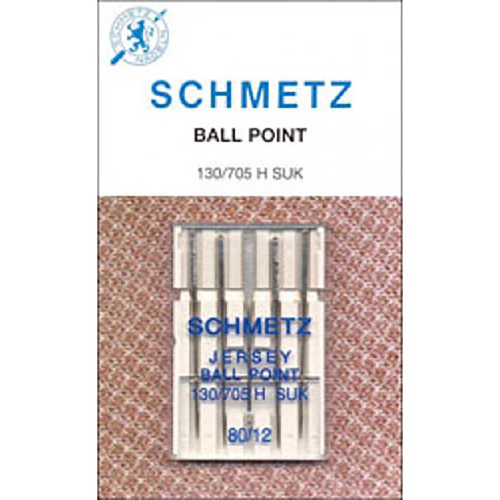 SCHMETZ BALLPOINT 5PK SZ 12/80 SOLD BY THE PACK CARDED NEEDLE