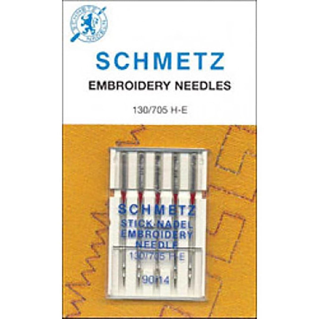 EMBROIDERY NEEDLE 5 PK SZ 90 SOLD BY THE PK CARDED SCHMETZ
