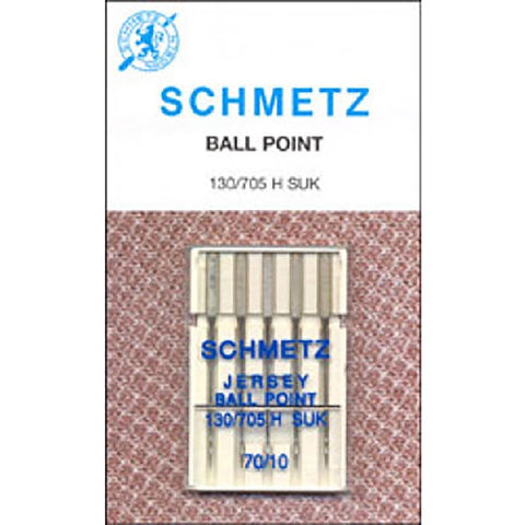 SCHMETZ BALLPOINT 5PK SZ 10/70 SOLD BY THE PACK CARDED NEEDLE