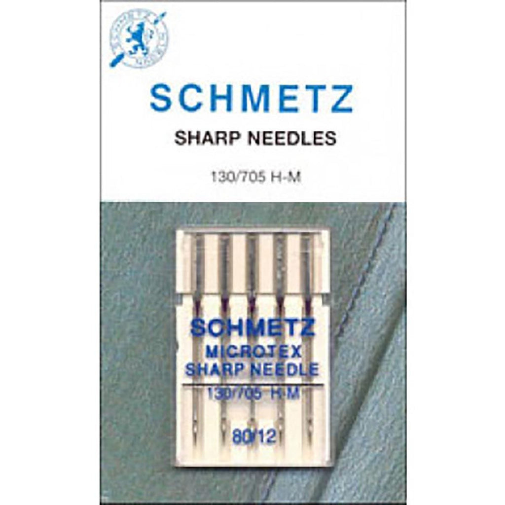 SCHMETZ MICROTEX NEEDLE SZ 80 SOLD BY THE PACK 5 PK CARDED