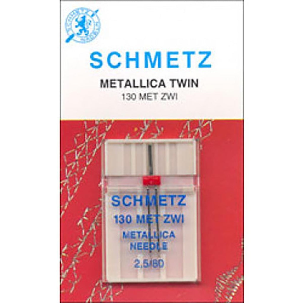 SCHMETZ DOUBLE METALLIC NEEDLE SIZE 2.5 80 CARDED