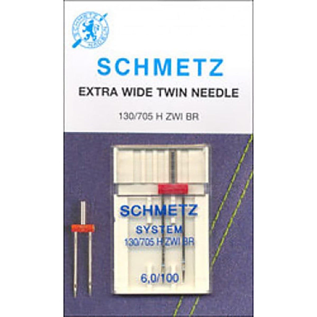 DOUBLE NEEDLE 6.0/100 1/PKG CARDED TWIN