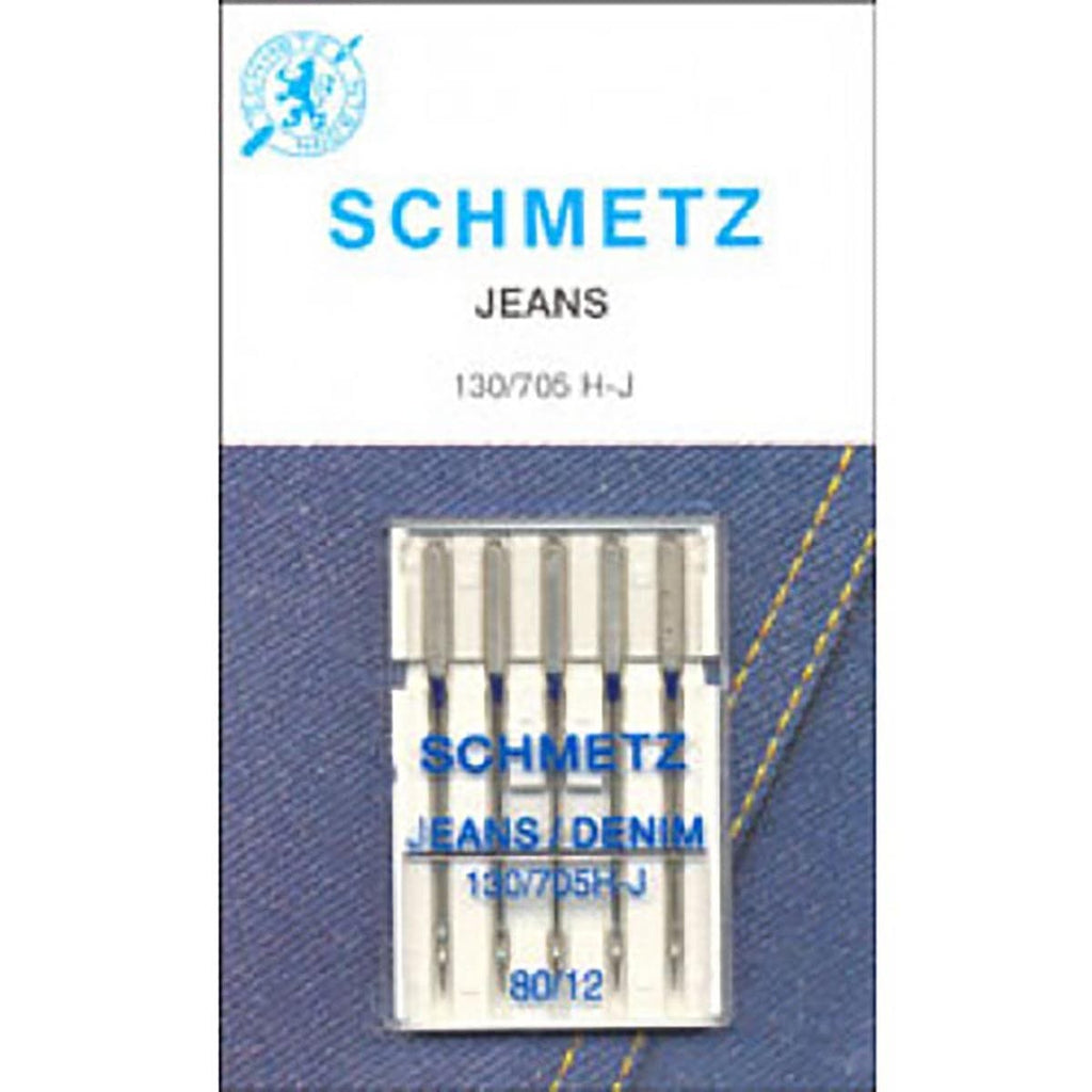 SCHMETZ DENIM 5PK SZ 12 / 80 SOLD BY THE PACK CARDED NEEDLE