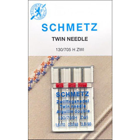 SCHMETZ TWIN NEEDLE ASSORTED 3 PACK