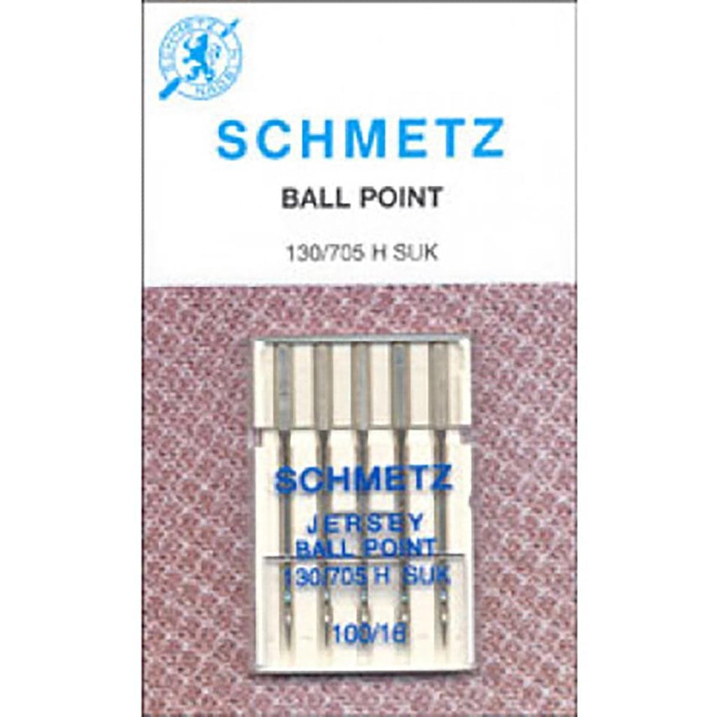 SCHMETZ BALLPOINT 5PK 16/100 SOLD BY THE PACK CARDED NEEDLE