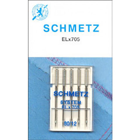 SCHMETZ ELX705 SZ 80 5PK SOLD BY THE CARD