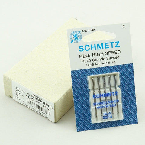 SCHMETZ HLX5 90/14 NEEDLE SIZE 14 5 TO PACK