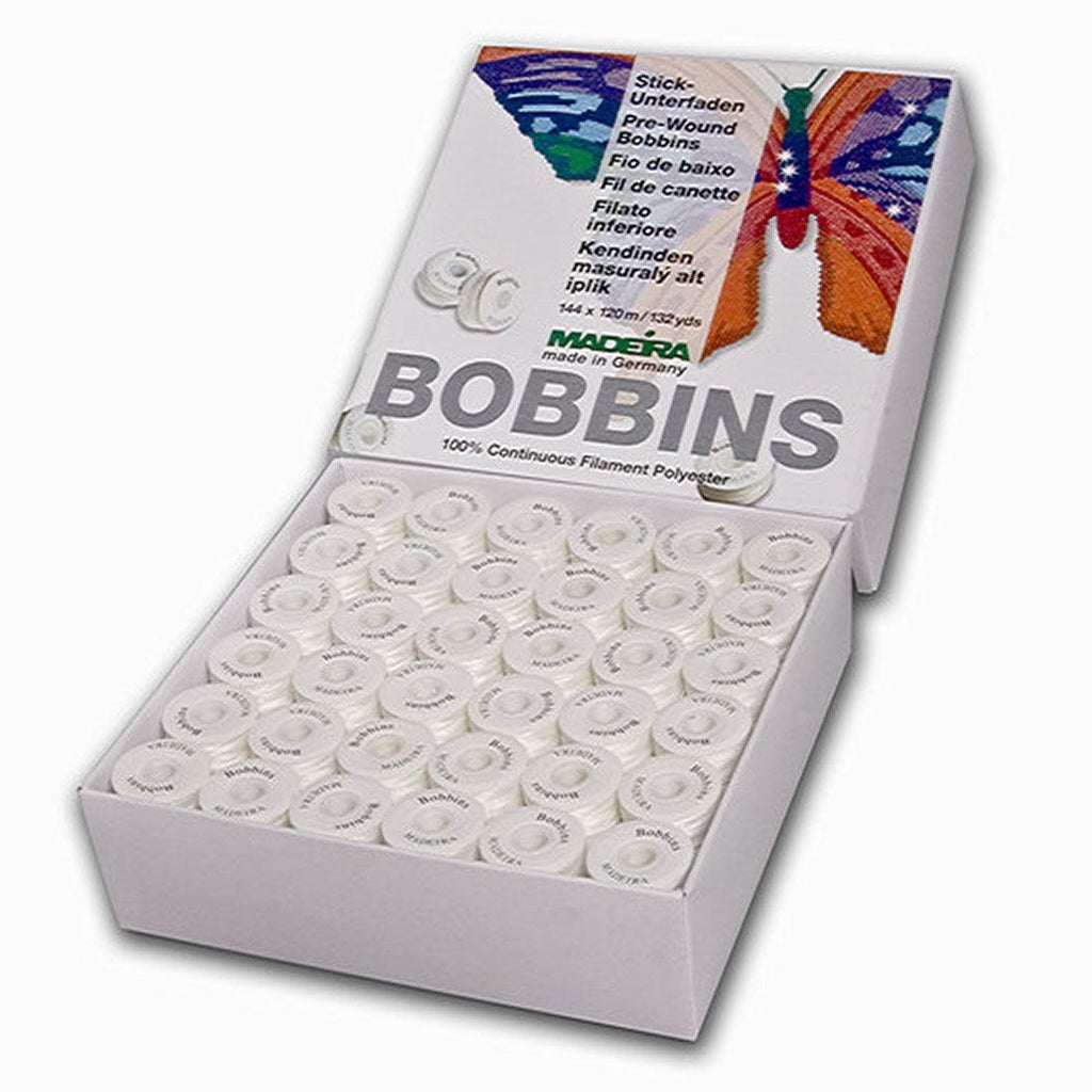 BOBBINS BY THE GROSS MADEIRA 308 MADEIRA STYLE L THREAD BOX OF 144