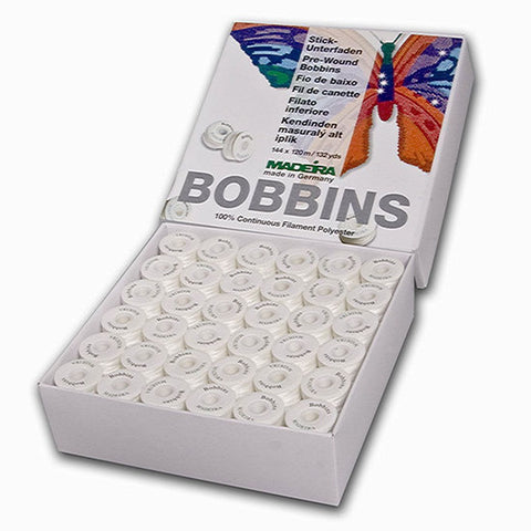 BOBBINS BY THE GROSS MADEIRA 308 MADEIRA STYLE L THREAD BOX OF 144