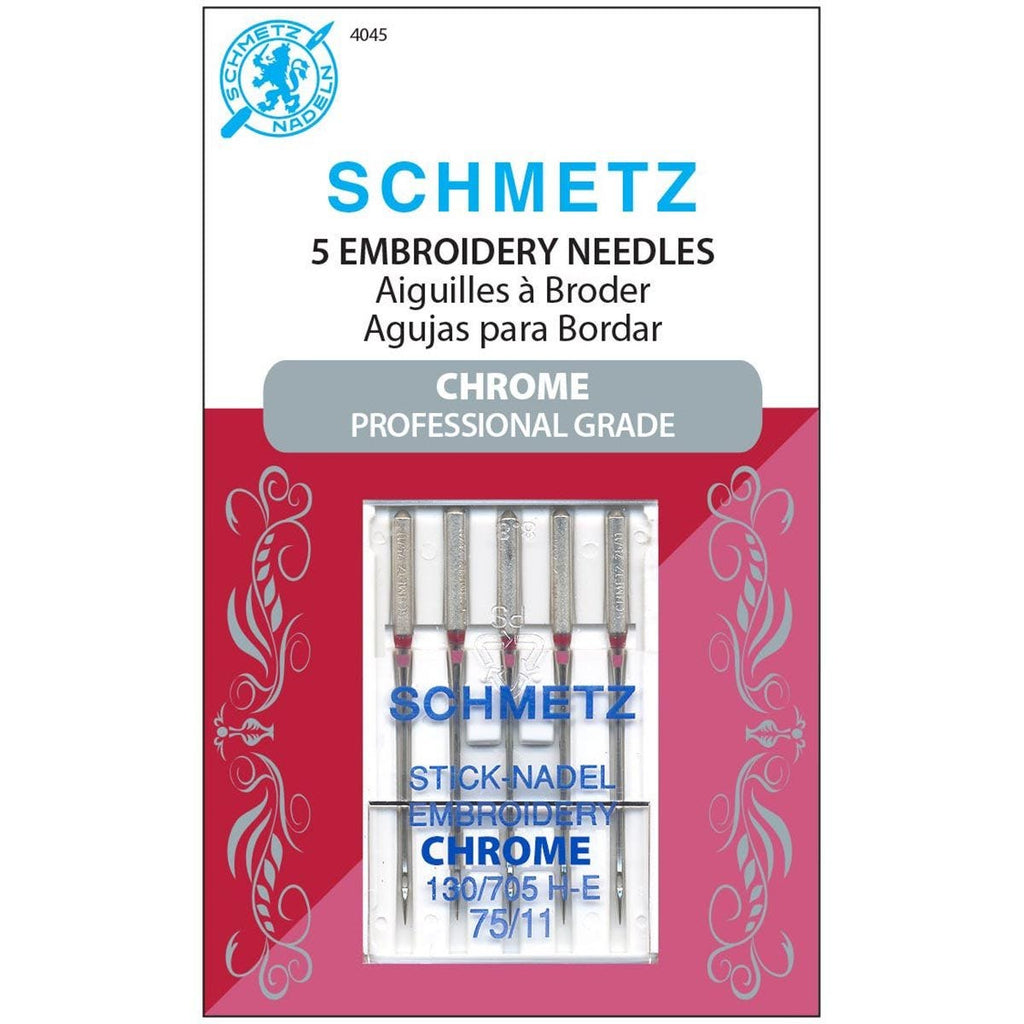 Chrome Embroidery Needle Size: 75/11