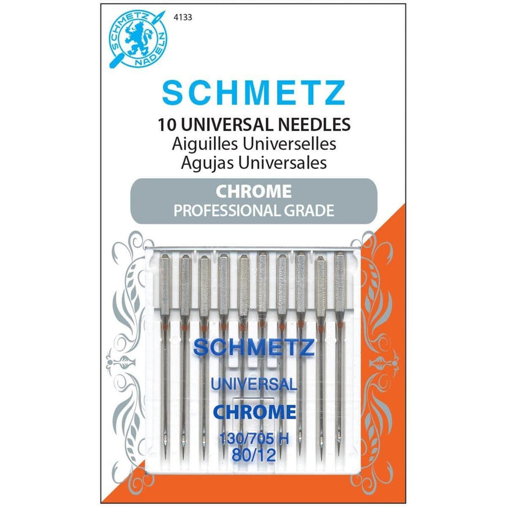 CHROME UNIV NEEDLE 80/12 (10) SCHMETZ