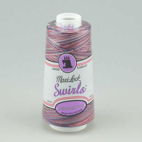 Maxi Lock Swirls Rocket Pop Variegated 3000 Yd Cone