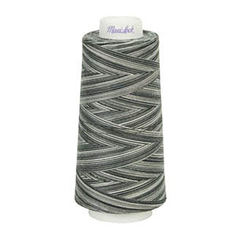 Maxi Lock Swirls Espresso Silk Variegated 3000 Yd Cone