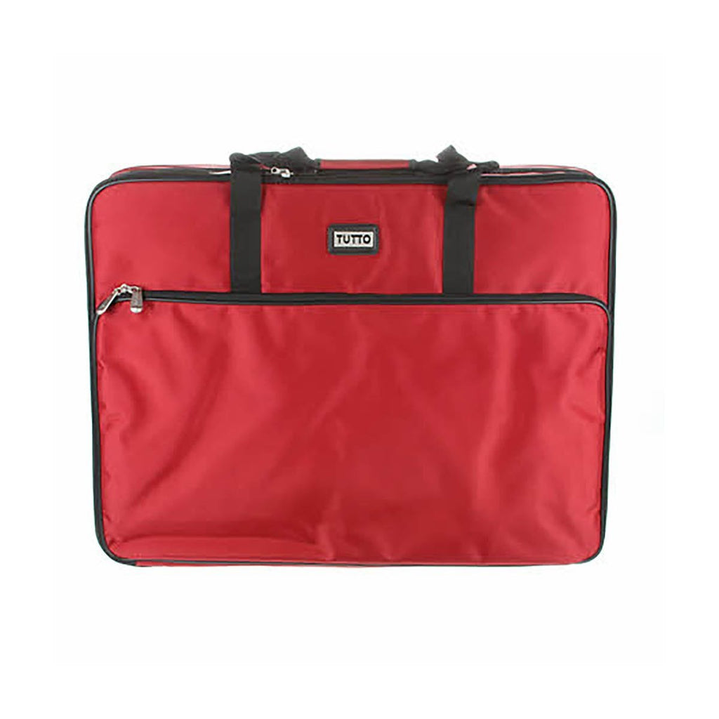 TUTTO 26 IN EMBROIDERY BAG LUGGAGE CHERRY RED