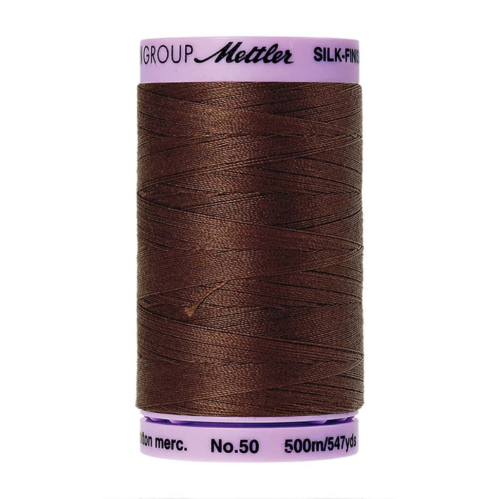 Mettler SIlk Finish Cotton-Rust 50 WT 5 Spools Per Box