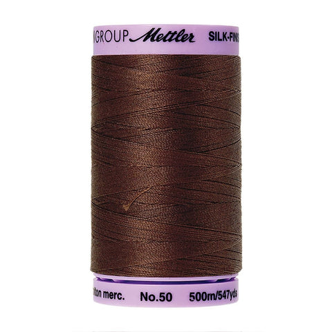 Mettler SIlk Finish Cotton-Rust 50 WT 5 Spools Per Box