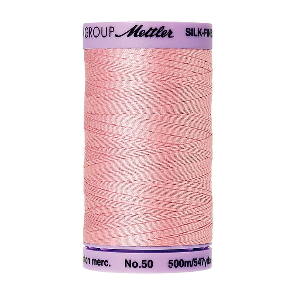 Mettler Silk Finish Cotton- Tea Rose 50 WT 5 Spools Per Box