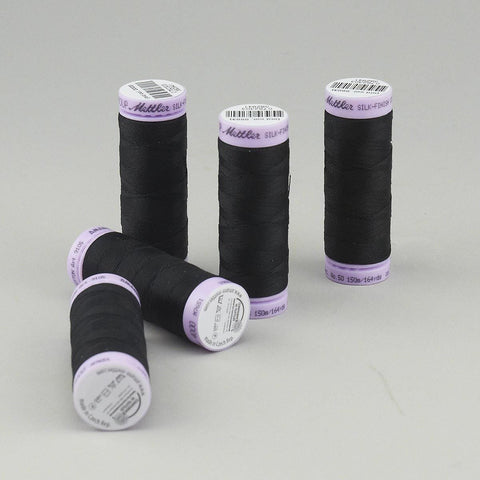 SILKCOT BLACK 164 YD