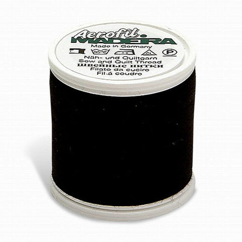 Aerofil No. 120 Black 440Yd/400M Madeira Thread Black
