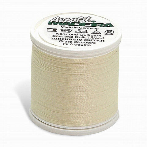 AEROFIL NO. 120 OFF WHITE 440YD/400M MADEIRA THREAD OFF WHITE