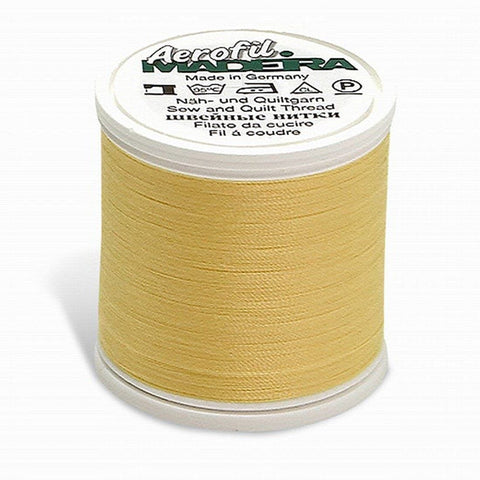 AEROFIL NO. 120 BUTTERCUP 440YD/400M MADEIRA THREAD POLYESTER