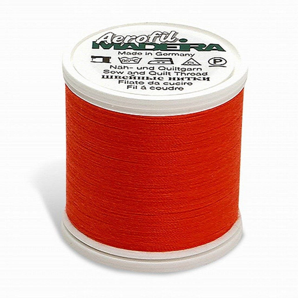 AEROFIL NO. 120 BRIGHT RED 440YD/400M MADEIRA THREAD POLYESTER