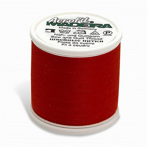 AEROFIL NO. 120 RED 440YD/400M MADEIRA THREAD POLYESTER