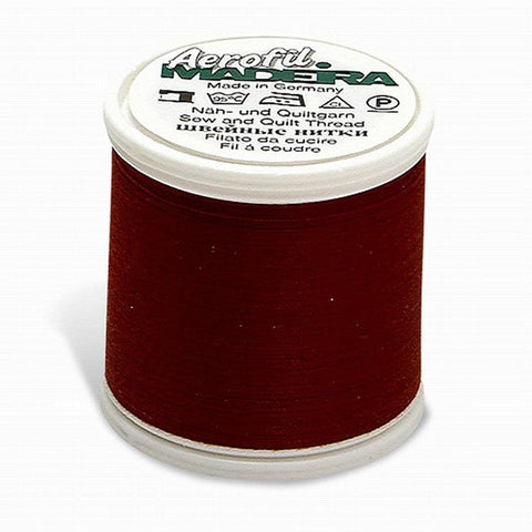 AEROFIL NO. 120 BURGUNDY 440YD/400M MADEIRA THREAD BURGUNDY
