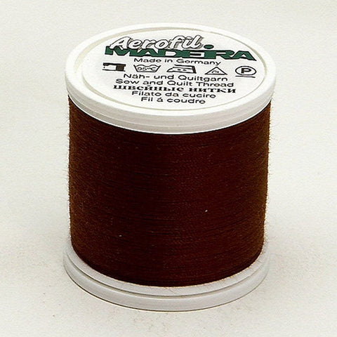 AEROFIL NO. 120 BROWN 440YD/400M MADEIRA THREAD BROWN