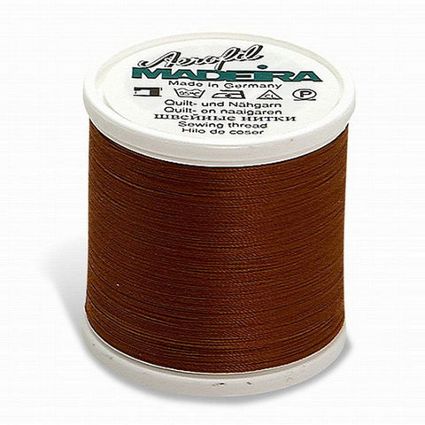 AEROFIL NO. 120 BROWN 440YD/400M MADEIRA THREAD BROWN