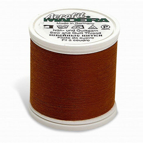 AEROFIL NO. 120 BROWN 440YD/400M MADEIRA THREAD BROWN