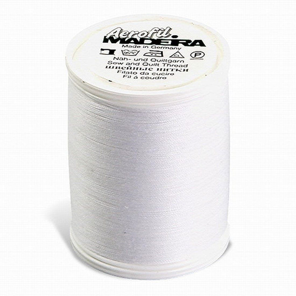 AEROFIL NO. 120 SNOW WHITE 1100YD/1000M MADEIRA THREAD POLYESTER