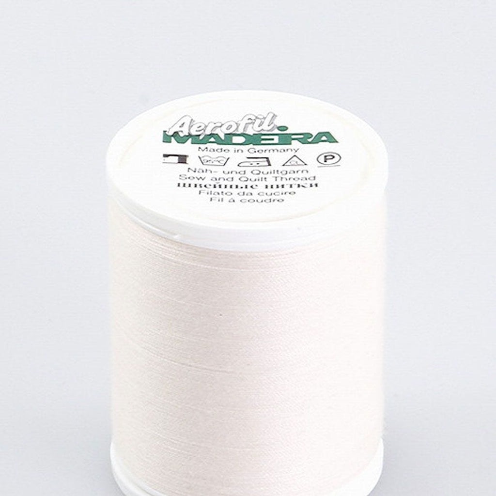 AEROFIL NO. 120 OFF WHITE 1100YD/1000M MADEIRA THREAD POLYESTER