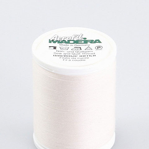 AEROFIL NO. 120 OFF WHITE 1100YD/1000M MADEIRA THREAD POLYESTER