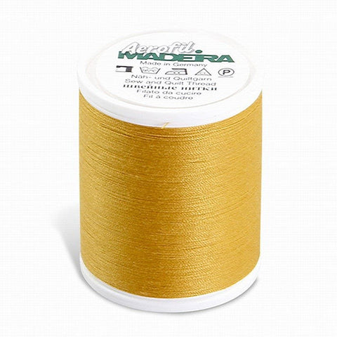 AEROFIL NO. 120 GOLD 1100YD/1000M MADEIRA THREAD POLYESTER