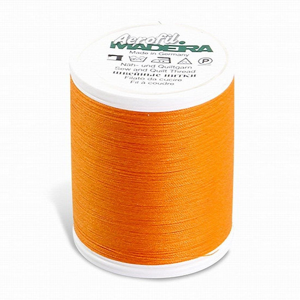 AEROFIL NO. 120 ORANGE 1100YD/1000M MADEIRA THREAD POLYESTER