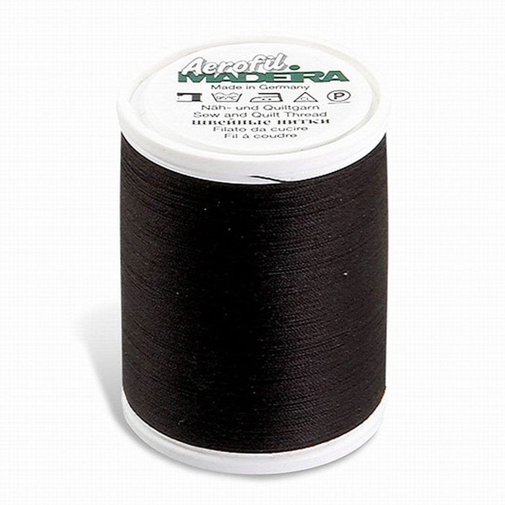AEROFIL NO. 120 BLACK 1100YD/1000M MADEIRA THREAD POLYESTER