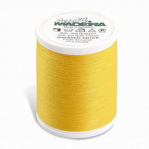AEROFIL NO. 120 YELLOW 1100YD/1000M MADEIRA THREAD POLYESTER