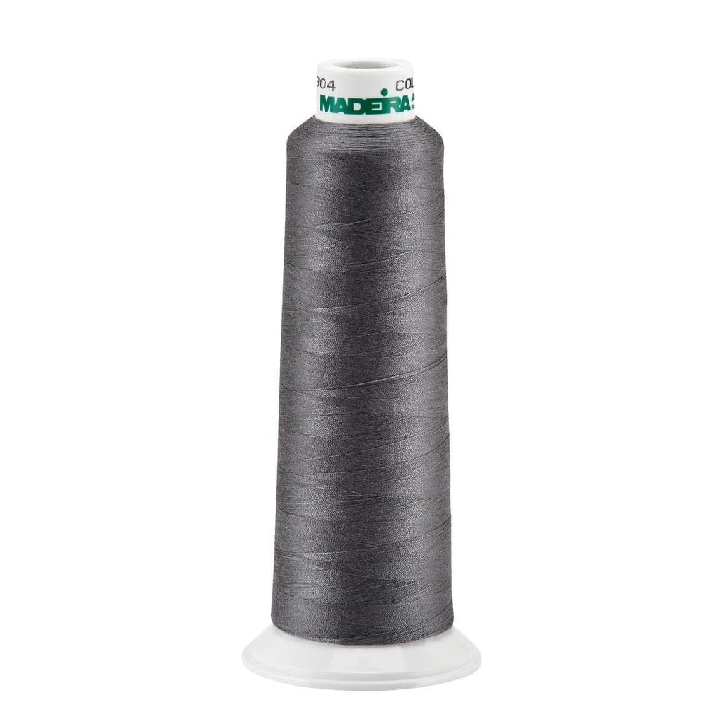 Madeira Steel Grey Aeroquilt 3000 Yd Cone Poly Quilting Thread