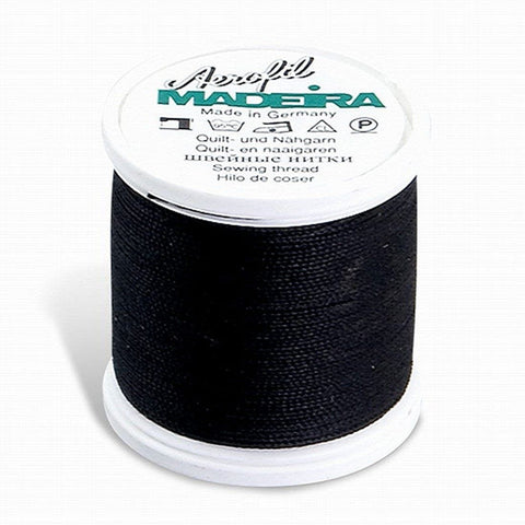 AEROFIL NO.35 BLACK 110YD/100M MADEIRA THREAD POLYESTER