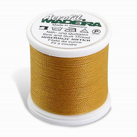 AEROFIL NO.35 MUSTARD YELLOW 110YD/100M MADEIRA THREAD POLYESTER
