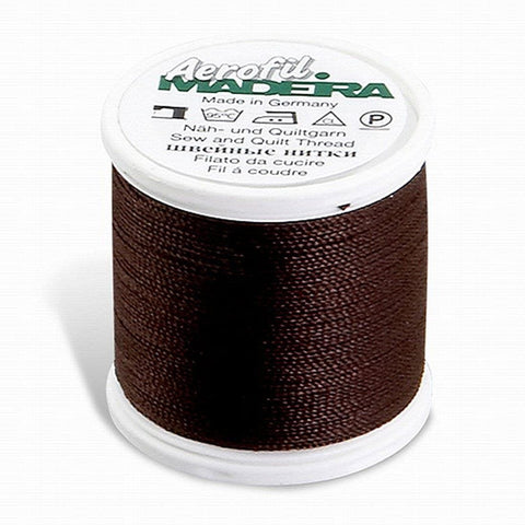 AEROFIL NO.35 DARK BROWN 110YD/100M MADEIRA THREAD POLYESTER