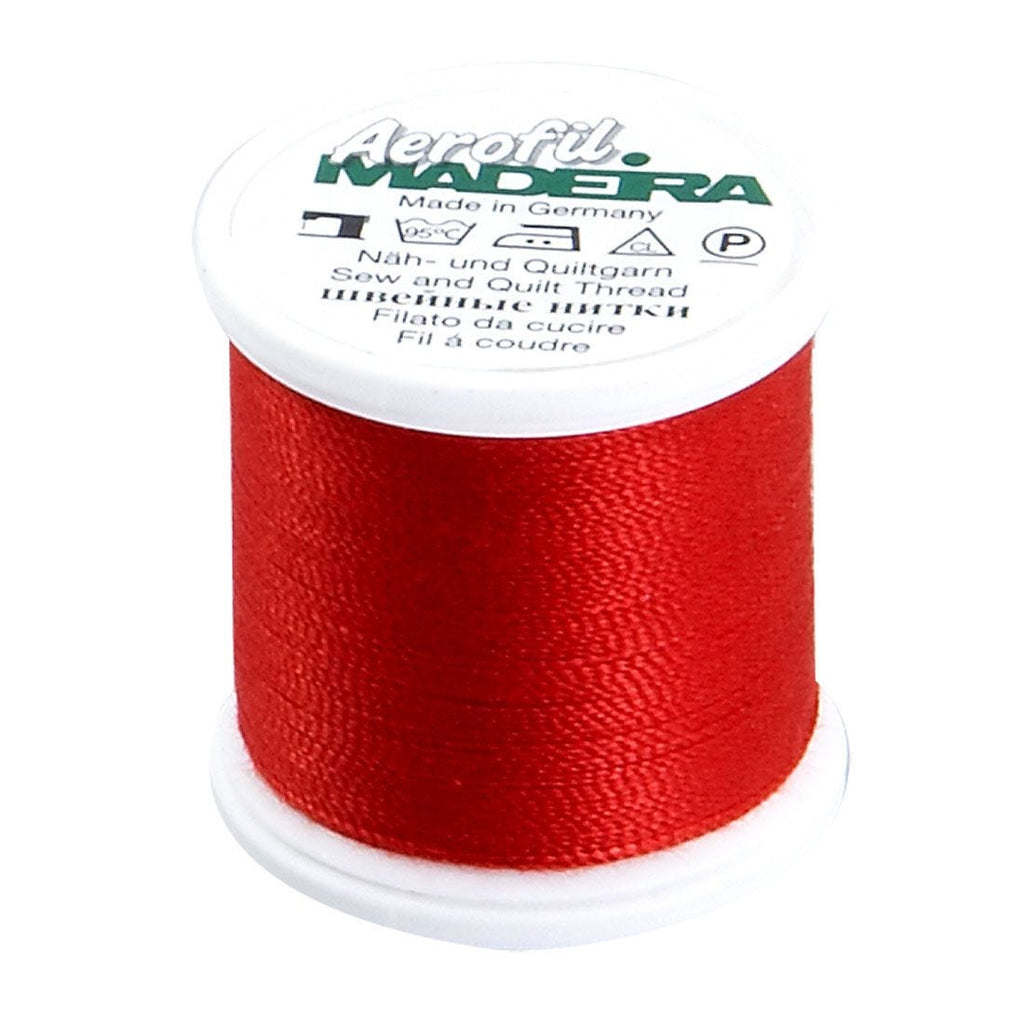 AEROFIL NO.35 RED 110YD/100M MADEIRA THREAD POLYESTER