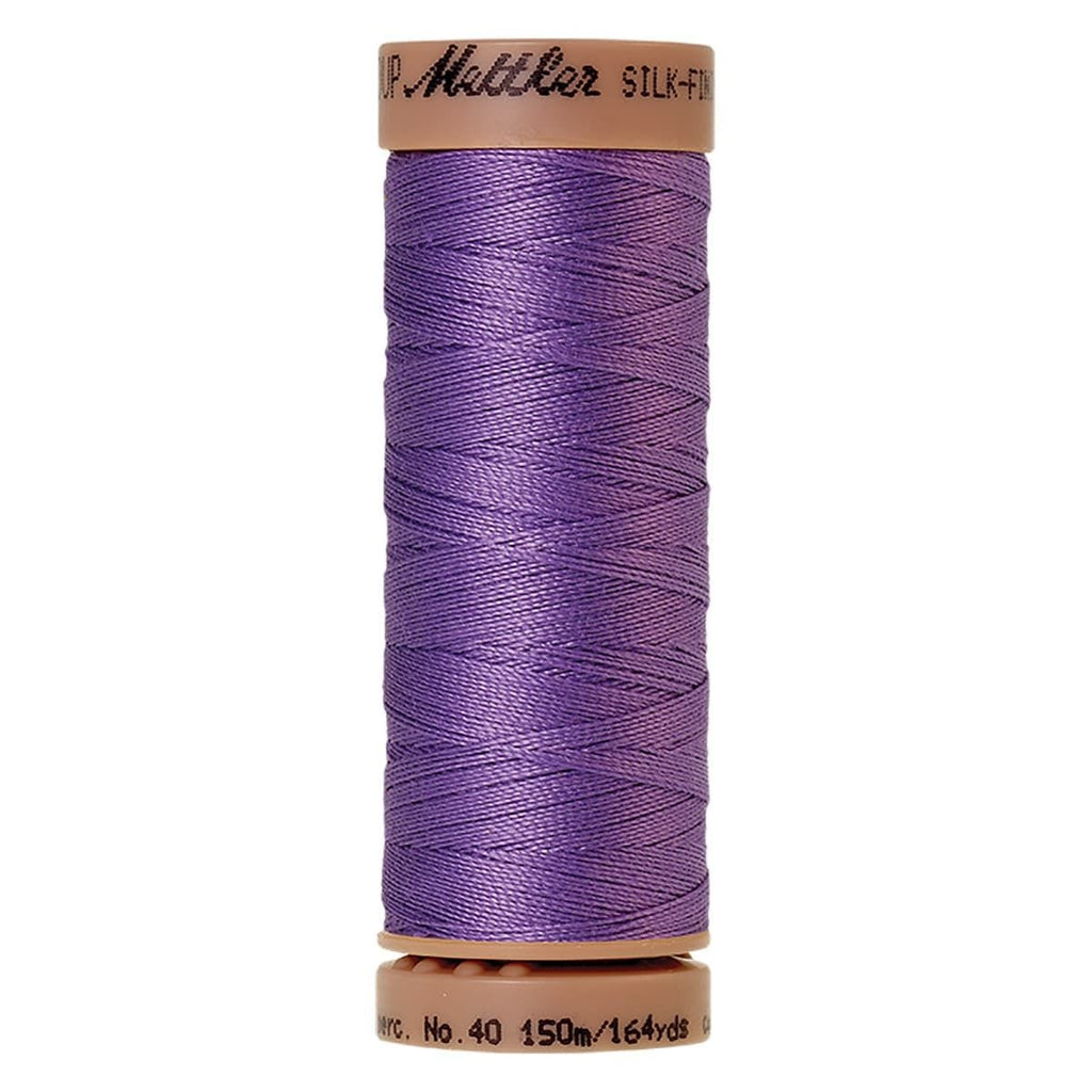 Mettler Silk-Finish Cotton Thread English Lavendar 164yd 40wt 5 Spools Per Box