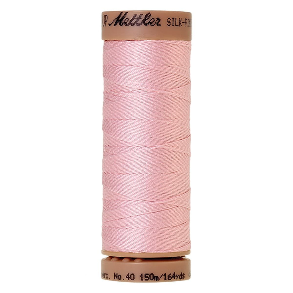 Mettler Silk-Finish Cotton Thread Parfait Pink 164yd 40wt 5 Spools Per Box