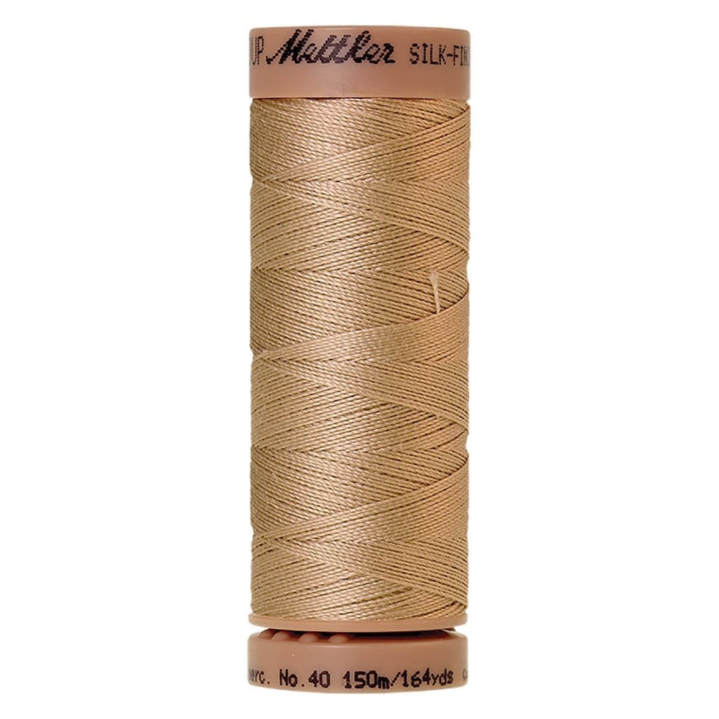 Mettler Silk-Finish Cotton Thread Oat Flakes 164yd 40wt 5 Spools Per Box
