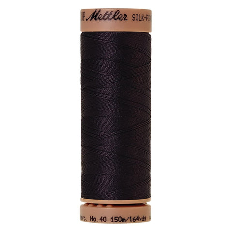 Mettler Silk-Finish Cotton Thread Evening Blue 164yd 40wt 5 Spools Per Box