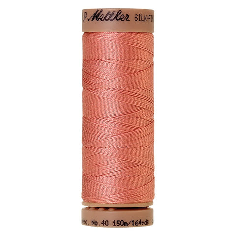 Mettler Silk-Finish Cotton Thread Antique Pink 164yd 40wt 5 Spools Per Box