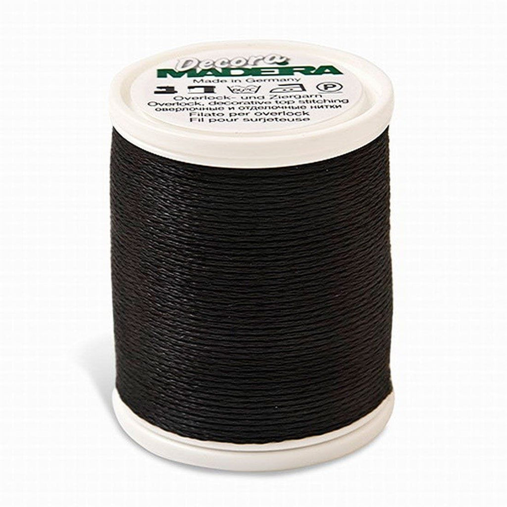 DECORA NO. 6 EBONY 110YD/100M MADEIRA THREAD RAYON